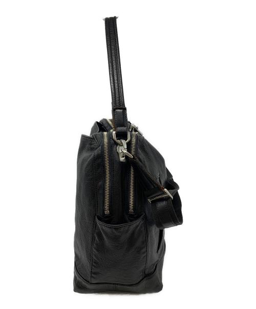 aniary（アニアリ）aniary (アニアリ) aniary　レザーショルダーバッグ ブラックの古着・服飾アイテム