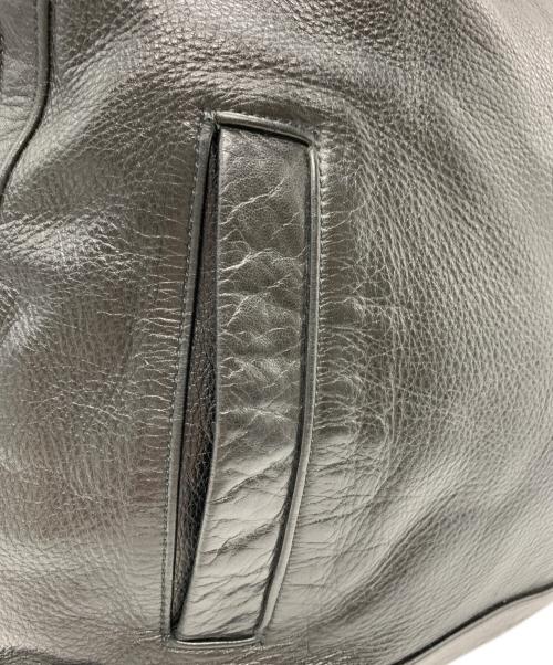 aniary（アニアリ）aniary (アニアリ) aniary　レザーショルダーバッグ ブラックの古着・服飾アイテム