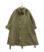 French Armyフランス軍）の古着「French Army　M-35モーターサイクルコート　　ミリタリーコート」｜カーキ