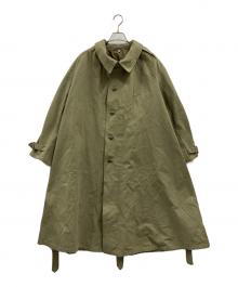 French Army（フランス軍）の古着「French Army　M-35モーターサイクルコート　　ミリタリーコート」｜カーキ
