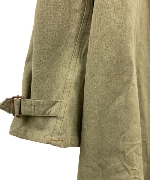 French Army（フランス軍）French Army (フランス軍) French Army　M-35モーターサイクルコート　　ミリタリーコート カーキ サイズ:2の古着・服飾アイテム