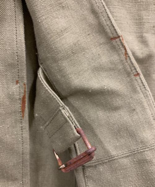 French Army（フランス軍）French Army (フランス軍) French Army　M-35モーターサイクルコート　　ミリタリーコート カーキ サイズ:2の古着・服飾アイテム