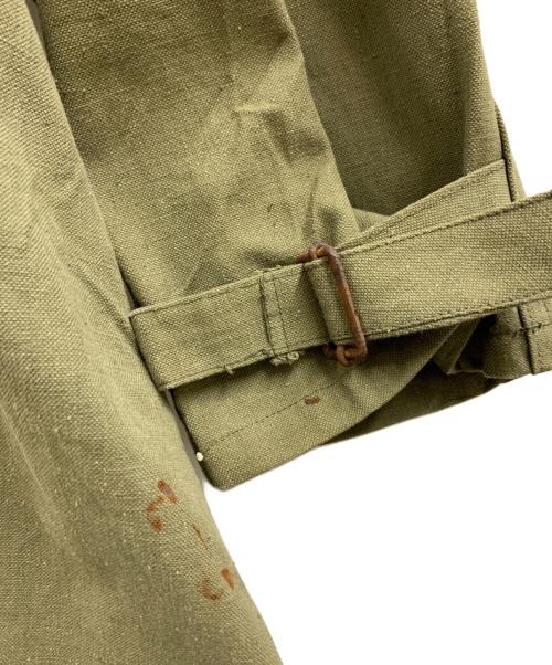 French Army（フランス軍）French Army (フランス軍) French Army　M-35モーターサイクルコート　　ミリタリーコート カーキ サイズ:2の古着・服飾アイテム