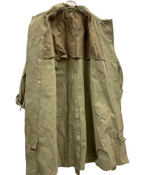 French Army（フランス軍）French Army (フランス軍) French Army　M-35モーターサイクルコート　　ミリタリーコート カーキ サイズ:2の古着・服飾アイテム