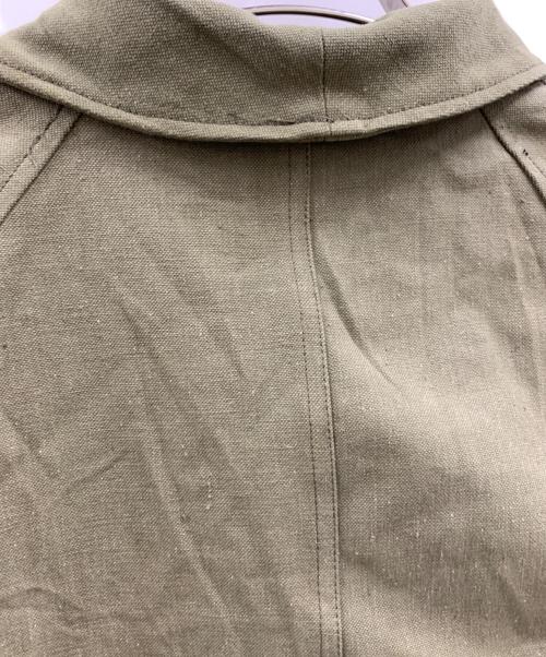 French Army（フランス軍）French Army (フランス軍) French Army　M-35モーターサイクルコート　　ミリタリーコート カーキ サイズ:2の古着・服飾アイテム