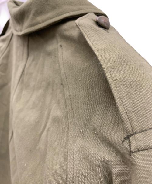 French Army（フランス軍）French Army (フランス軍) French Army　M-35モーターサイクルコート　　ミリタリーコート カーキ サイズ:2の古着・服飾アイテム