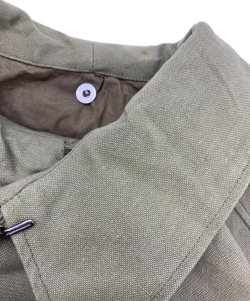 French Army（フランス軍）French Army (フランス軍) French Army　M-35モーターサイクルコート　　ミリタリーコート カーキ サイズ:2の古着・服飾アイテム