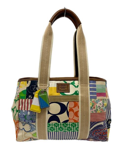 COACH（コーチ）COACH (コーチ) COACH　ハンドバッグ ホワイトの古着・服飾アイテム