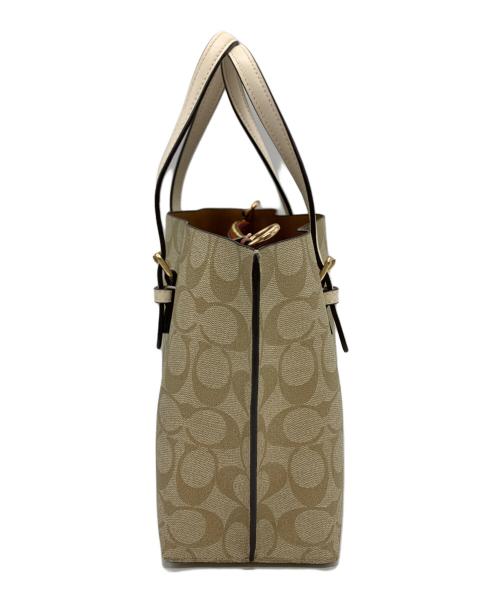 COACH（コーチ）COACH (コーチ) COACH　2WAYバッグ ベージュの古着・服飾アイテム