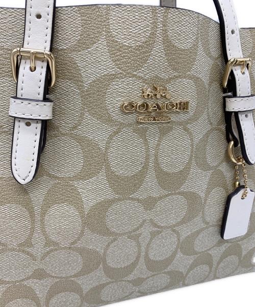 COACH（コーチ）COACH (コーチ) COACH　2WAYバッグ ベージュの古着・服飾アイテム