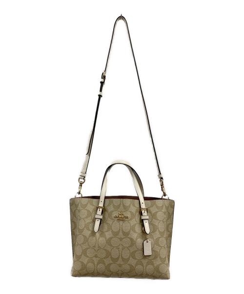 COACH（コーチ）COACH (コーチ) COACH　2WAYバッグ ベージュの古着・服飾アイテム