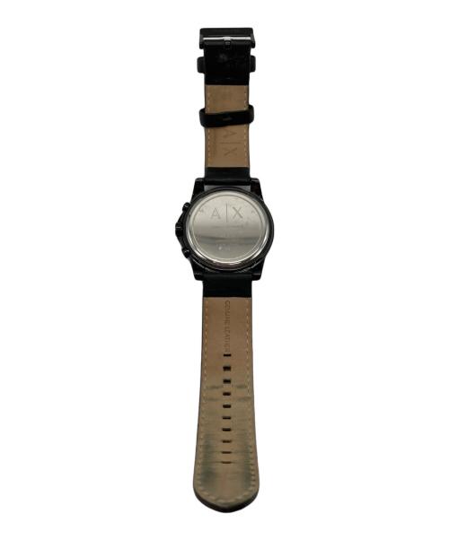 ARMANI EXCHANGE（アルマーニ エクスチェンジ）ARMANI EXCHANGE (アルマーニ エクスチェンジ) ARMANI EXCHANGE　腕時計 ブラックの古着・服飾アイテム