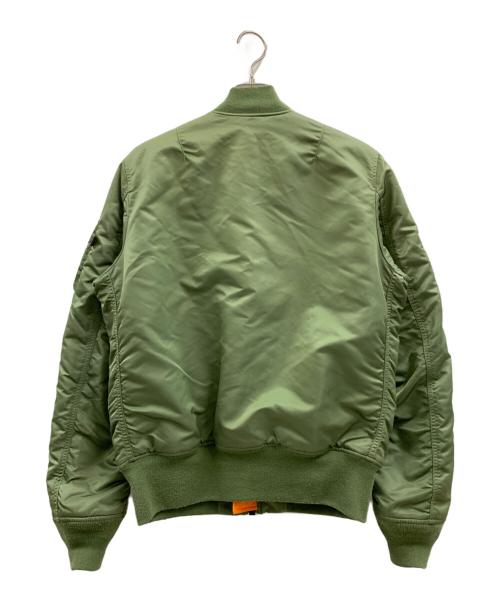 ALPHA（アルファ）ALPHA (アルファ) MA-1ジャケット オリーブ サイズ:Lの古着・服飾アイテム
