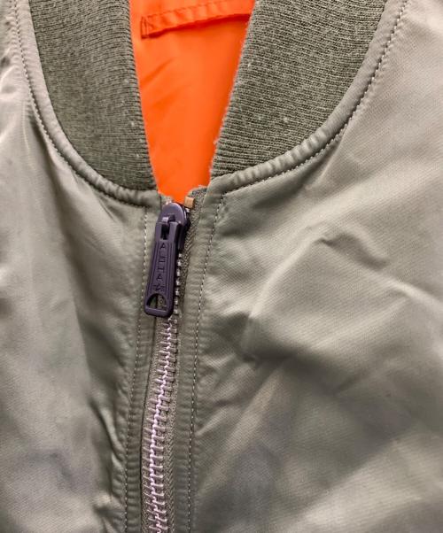 ALPHA（アルファ）ALPHA (アルファ) MA-1ジャケット オリーブ サイズ:Lの古着・服飾アイテム