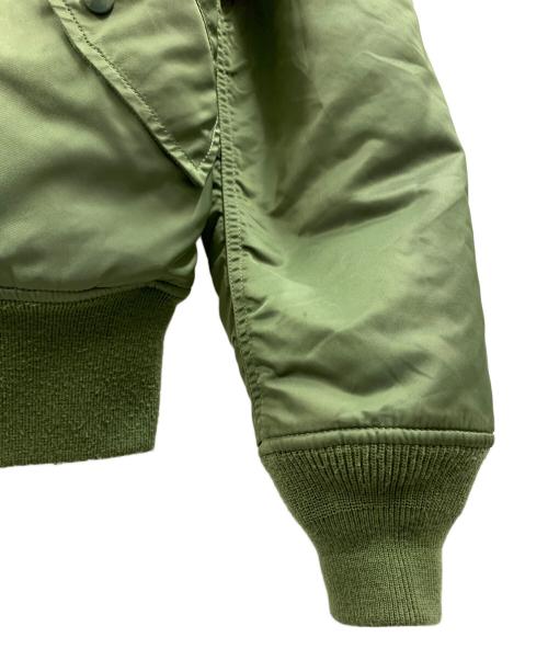 ALPHA（アルファ）ALPHA (アルファ) MA-1ジャケット オリーブ サイズ:Lの古着・服飾アイテム