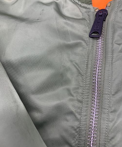 ALPHA（アルファ）ALPHA (アルファ) MA-1ジャケット オリーブ サイズ:Lの古着・服飾アイテム