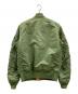 ALPHA (アルファ) MA-1ジャケット オリーブ サイズ:L：10000円