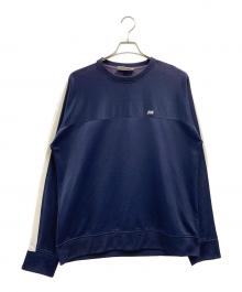 AMI Alexandre Mattiussi（アミアレクサンドルマテュッシ）の古着「ライン ジャージ カットソー」｜ネイビー