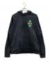stussy（ステューシー）の古着「クラウンプリントパーカー」｜ブラック