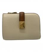 Kate Spadeケイトスペード）の古着「2つ折り財布」｜ベージュ