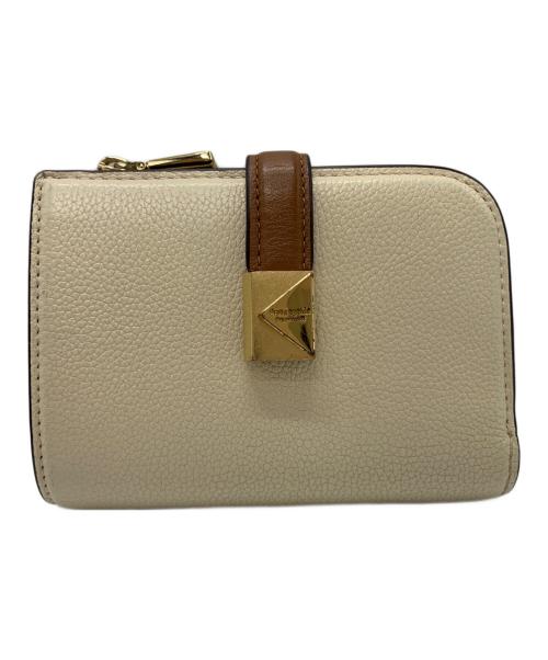 Kate Spade（ケイトスペード）Kate Spade (ケイトスペード) 2つ折り財布 ベージュの古着・服飾アイテム