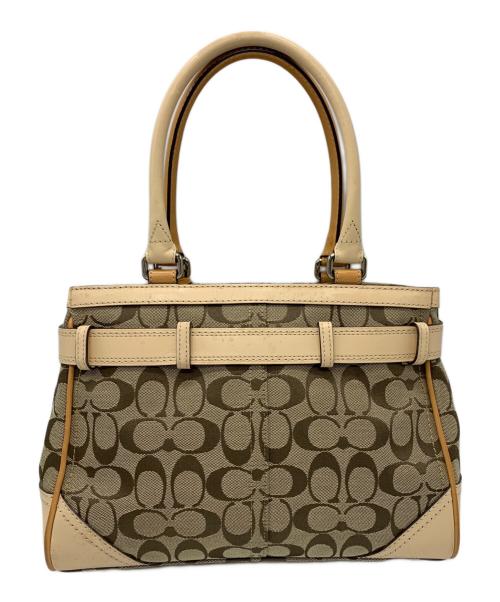 COACH（コーチ）COACH (コーチ) COACH　ハンドバッグ ベージュの古着・服飾アイテム
