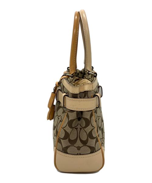 COACH（コーチ）COACH (コーチ) COACH　ハンドバッグ ベージュの古着・服飾アイテム