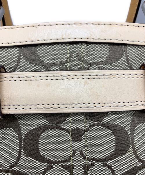 COACH（コーチ）COACH (コーチ) COACH　ハンドバッグ ベージュの古着・服飾アイテム