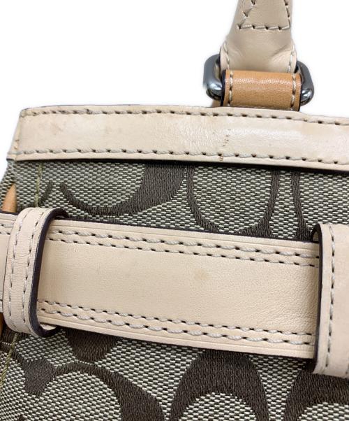 COACH（コーチ）COACH (コーチ) COACH　ハンドバッグ ベージュの古着・服飾アイテム