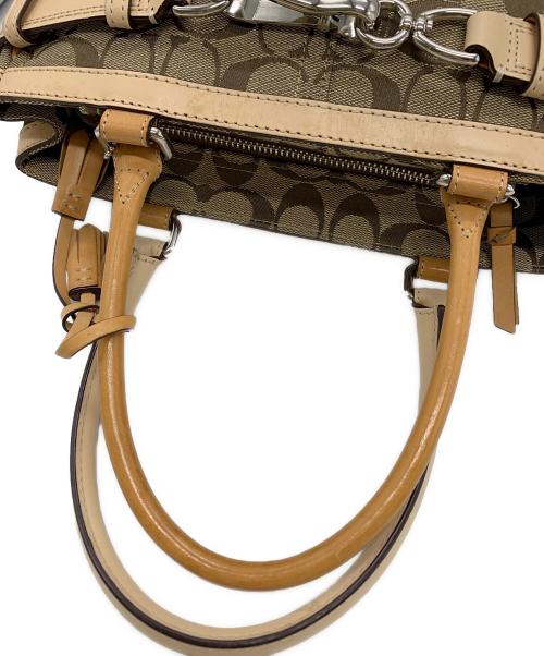 COACH（コーチ）COACH (コーチ) COACH　ハンドバッグ ベージュの古着・服飾アイテム