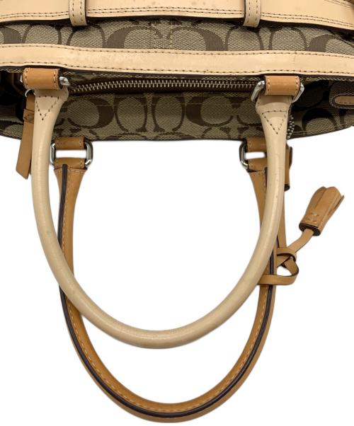 COACH（コーチ）COACH (コーチ) COACH　ハンドバッグ ベージュの古着・服飾アイテム