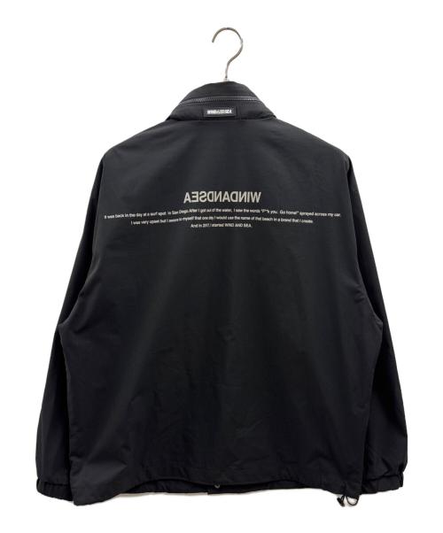 WIND AND SEA（ウィンダンシー）WIND AND SEA (ウィンダンシー) ナイロンジャケット ブラック サイズ:Mの古着・服飾アイテム