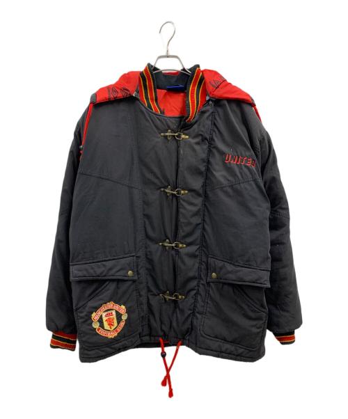 UMBRO（アンブロ）UMBRO (アンブロ) UMBRO　古着 マンチェスターユナイテッド　ブルゾン ブラック×レッド サイズ:Mの古着・服飾アイテム