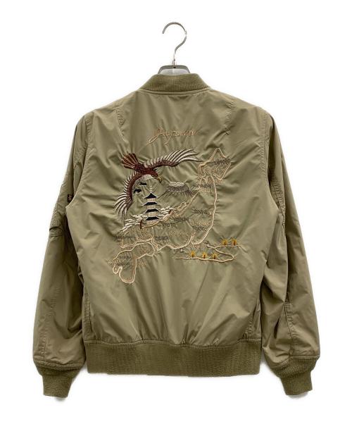 ALPHA INDUSTRIES（アルファインダストリーズ）ALPHA INDUSTRIES (アルファインダストリーズ) ALPHA INDUSTRIES　フライトジャケット カーキ サイズ:Mの古着・服飾アイテム
