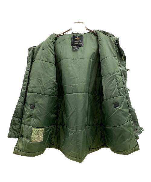 ALPHA INDUSTRIES（アルファインダストリーズ）ALPHA INDUSTRIES (アルファインダストリーズ) N-3Bフライトジャケット グリーン サイズ:Sの古着・服飾アイテム