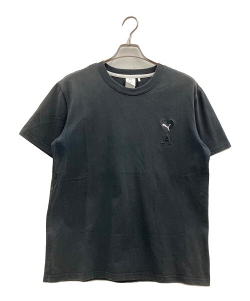 PUMA（プーマ）PUMA (プーマ) ami (アミ) GRAPHIC TEE ブラック サイズ:Mの古着・服飾アイテム