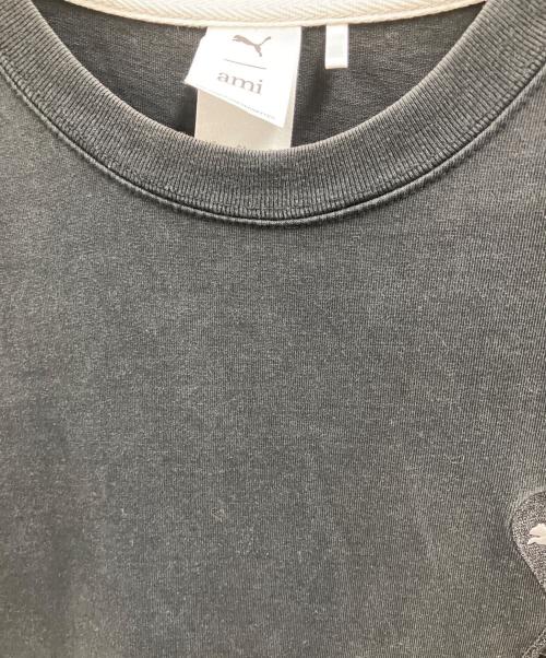 PUMA（プーマ）PUMA (プーマ) ami (アミ) GRAPHIC TEE ブラック サイズ:Mの古着・服飾アイテム