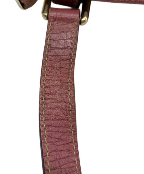 GUCCI（グッチ）GUCCI (グッチ) GUCCI　GG　ショルダーバッグ ベージュ×ピンクの古着・服飾アイテム