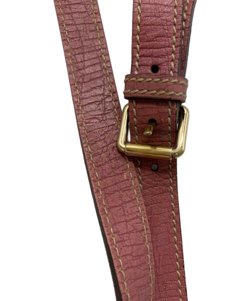 GUCCI（グッチ）GUCCI (グッチ) GUCCI　GG　ショルダーバッグ ベージュ×ピンクの古着・服飾アイテム