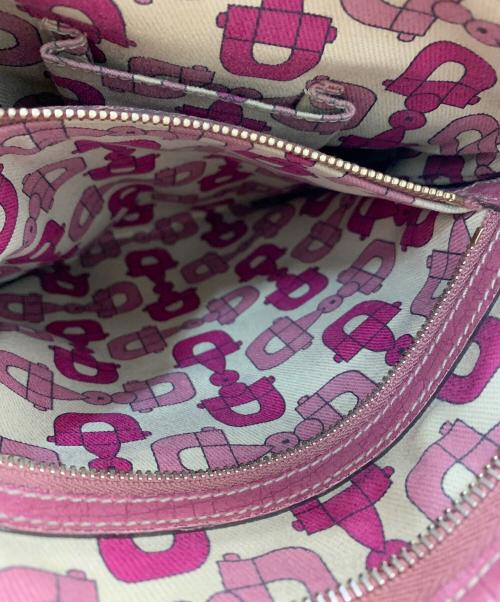 GUCCI（グッチ）GUCCI (グッチ) GUCCI　GG　ショルダーバッグ ベージュ×ピンクの古着・服飾アイテム