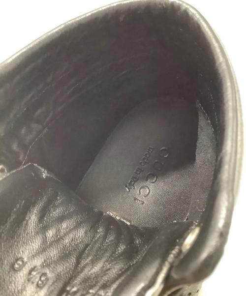 GUCCI（グッチ）GUCCI (グッチ) GUCCI　インターロッキング　ハイカットスニーカー グレー サイズ:６2/1の古着・服飾アイテム