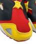 中古・古着 REEBOK (リーボック) REEBOK　ローカットスニーカー ブラック×レッド×イエロー サイズ:27ｃｍ 未使用品：10000円