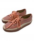Salvatore Ferragamoサルヴァトーレ フェラガモ）の古着「Salvatore Ferragamo　ローカットスニーカー」｜ピンク