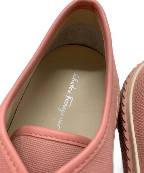 Salvatore Ferragamo（サルヴァトーレ フェラガモ）Salvatore Ferragamo (サルヴァトーレ フェラガモ) Salvatore Ferragamo　ローカットスニーカー ピンク サイズ:7 1/2の古着・服飾アイテム