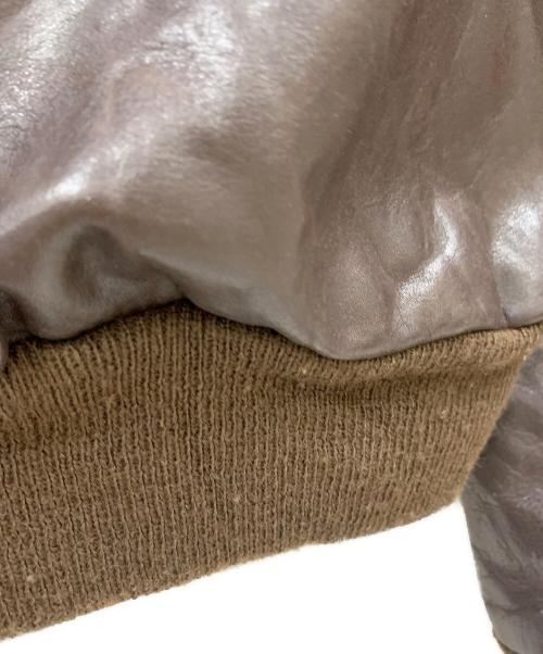 AVIREX（アヴィレックス）AVIREX (アヴィレックス) AVIREX　THE RIGHT STUFF　レザージャケット ブラウン サイズ:42の古着・服飾アイテム