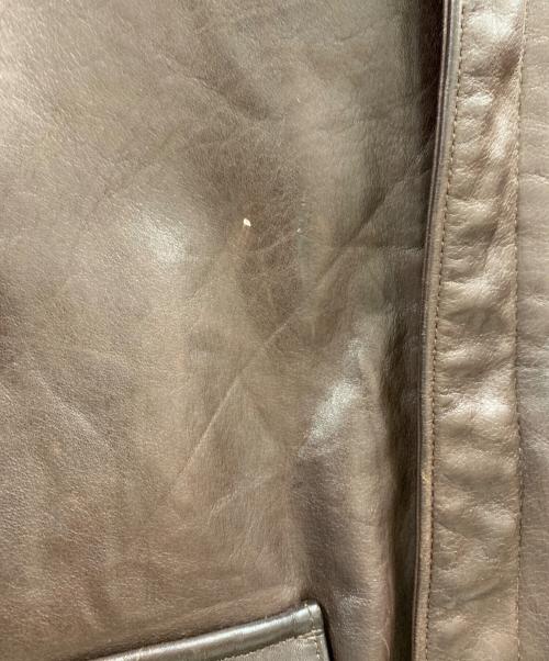 AVIREX（アヴィレックス）AVIREX (アヴィレックス) AVIREX　THE RIGHT STUFF　レザージャケット ブラウン サイズ:42の古着・服飾アイテム