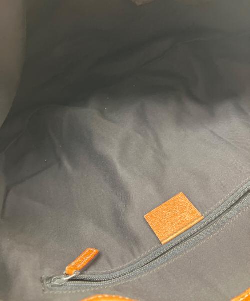 GUCCI（グッチ）GUCCI (グッチ) GUCCI　GG　ハンドバッグ キャメル×ベージュの古着・服飾アイテム