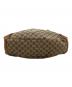 中古・古着 GUCCI (グッチ) GUCCI　GG　ハンドバッグ キャメル×ベージュ：15000円