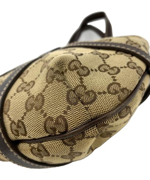 GUCCI（グッチ）GUCCI (グッチ) GUCCI　GG　ハンドバッグ ベージュの古着・服飾アイテム