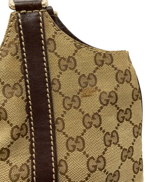 GUCCI（グッチ）GUCCI (グッチ) GUCCI　GG　ハンドバッグ ベージュの古着・服飾アイテム